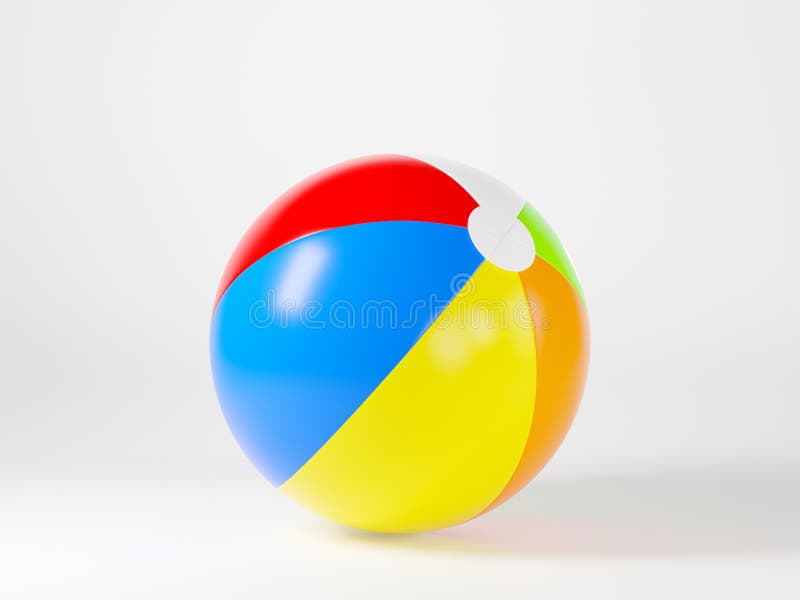 Ballon De Plage Gonflable Coloré Mockup Sphère De Lumière Jouet Pour Sport  Jeu été Illustration Stock - Illustration du graphisme, bille: 230479357