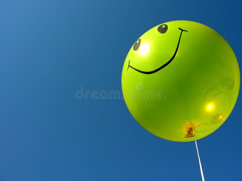 Ballon de sourire image libre de droits Ballon de sourire image libre de droits