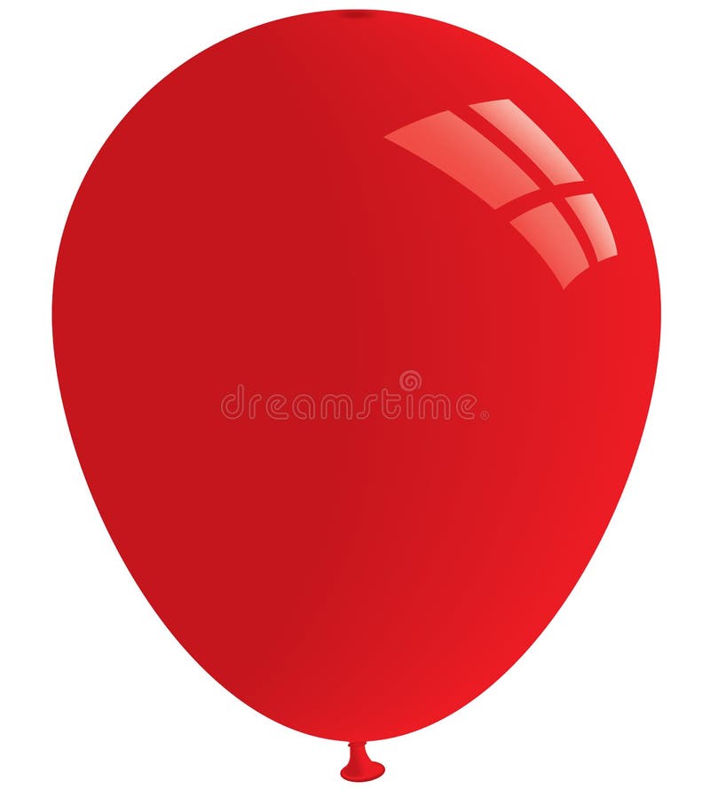 Ballon Rouge Et Noir Clipart