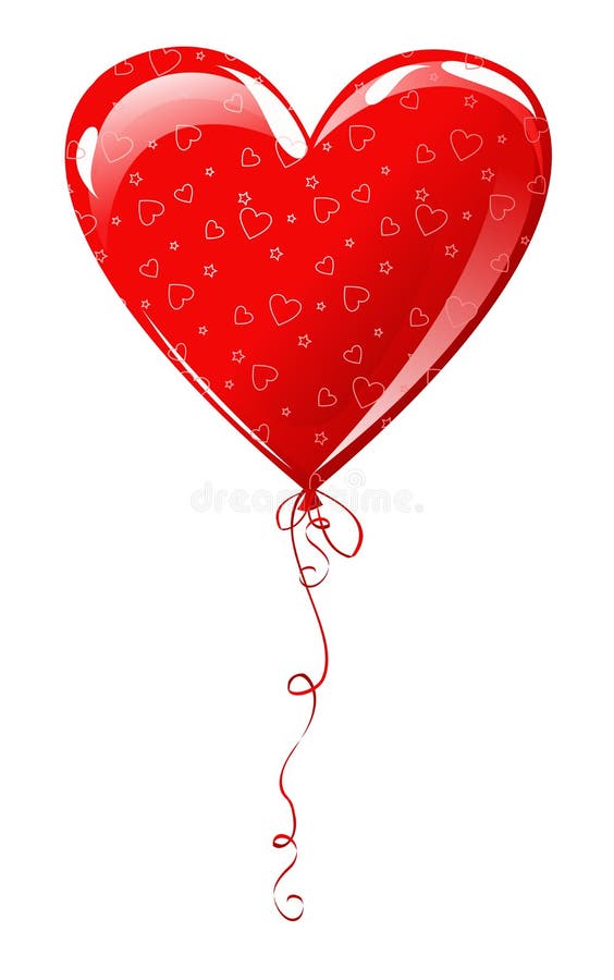 ballonghjärta vektor illustrationer ballonghjärta vektor illustrationer