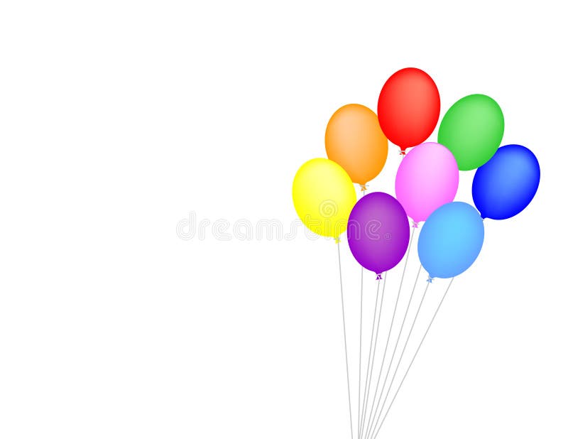 Download Ballons stock illustratie. Illustratie bestaande uit park - 27561