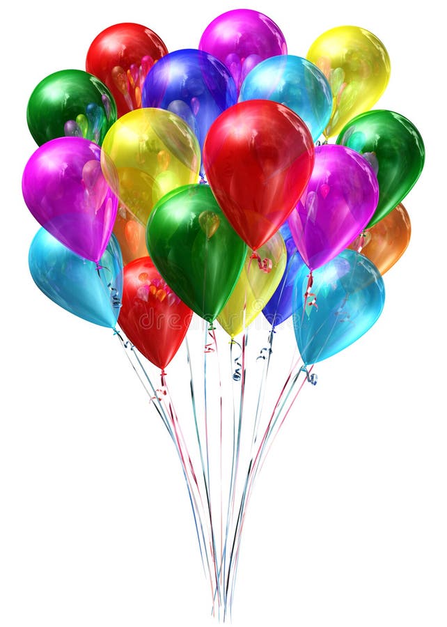 Ballons colorés photographie stock libre de droits Ballons colorés photographie stock libre de droits