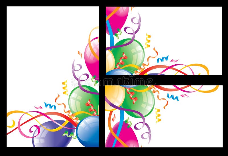 Ballons  invitation cards