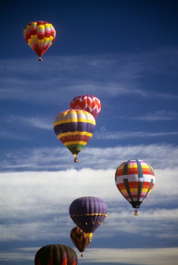 Ballons à air chauds image libre de droits Ballons à air chauds image libre de droits
