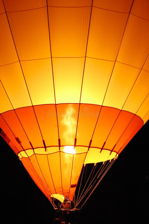 Balloon stock image. Image of fire, ballon, night, burner - 25820983