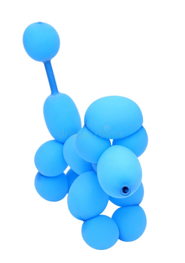 Balloon animal poodle stock photo. Image of decorative 43848842