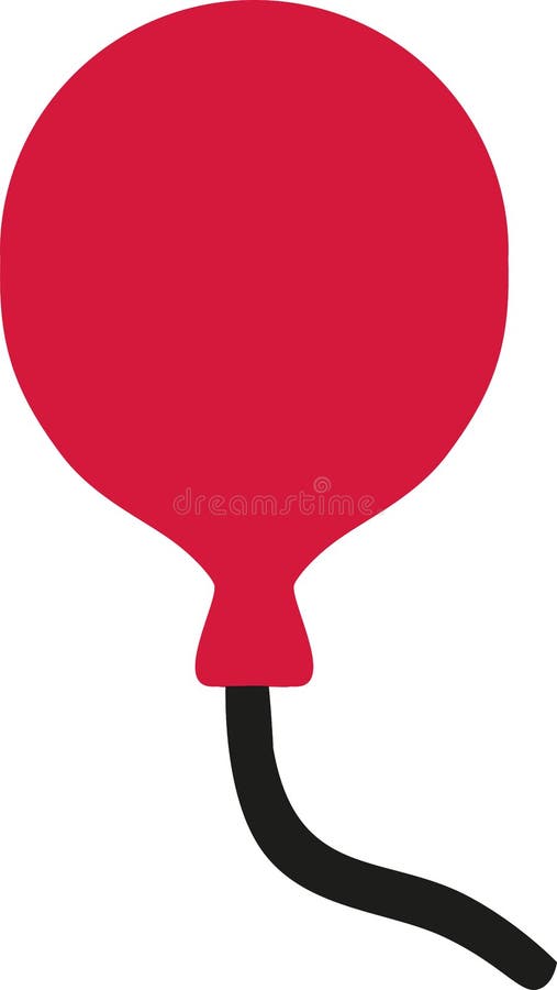 Balloon symbol sign vector stock illustration. Illustration of graphic