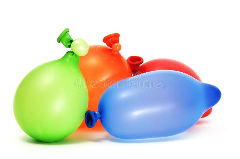 Bucket of water balloons stock image. Image of balloons 8787103