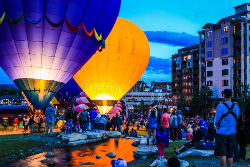 Annual Hot Air Balloon Rodeo in Steamboat Springs, CO. Annual Hot Air Balloon Rodeo in Steamboat Springs, CO.