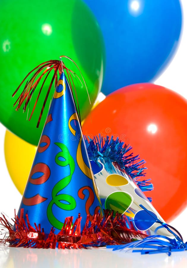 Balloons and hats stock photo. Image of flotation, primary 3056880