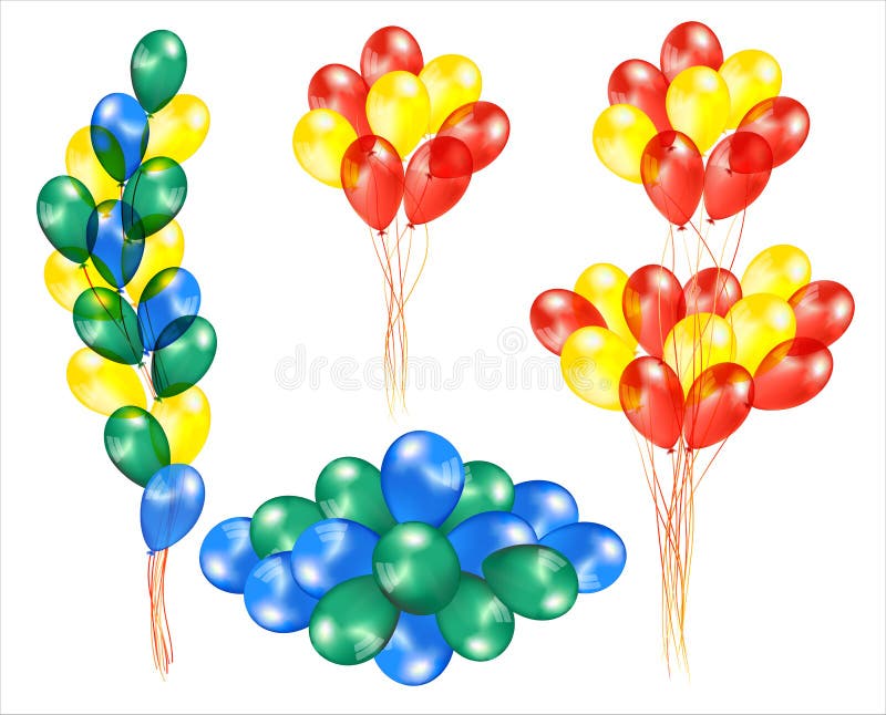 clipart red balloons song