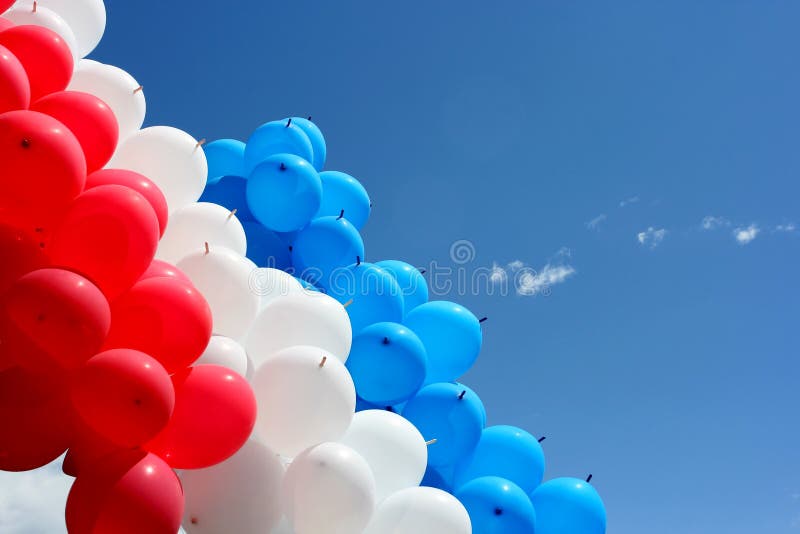 Balloons in the sky royalty free stock photos