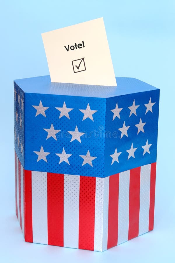 Ballot box stock images