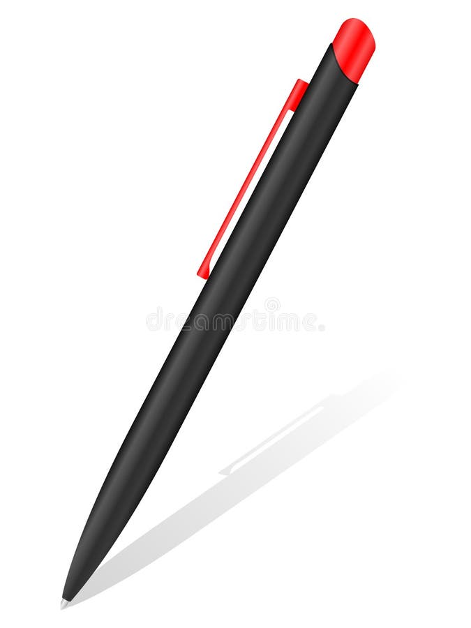 Ballpoint Pen Vector Illustration Stock Vector - Illustration of