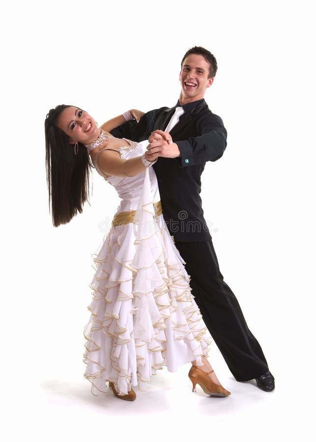 Ballroom Dancers Black 02 stock photo. Image of samba - 14005346