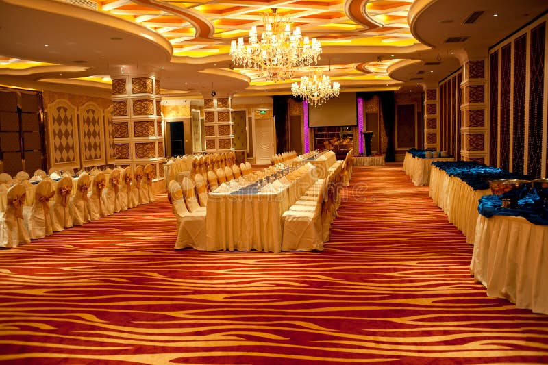 Interior design for banquet hall