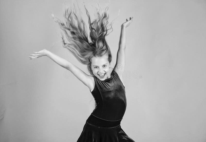 Ballroom Latin Dance Hairstyles. Kid Girl with Long Hair Wear Dress on Pink Background Stock Image - Image of dance, celebration: 139076043 Ballroom Latin Dance Hairstyles. Kid Girl with Long Hair Wear Dress on Pink Background Stock Image - Image of dance, celebration: 139076043