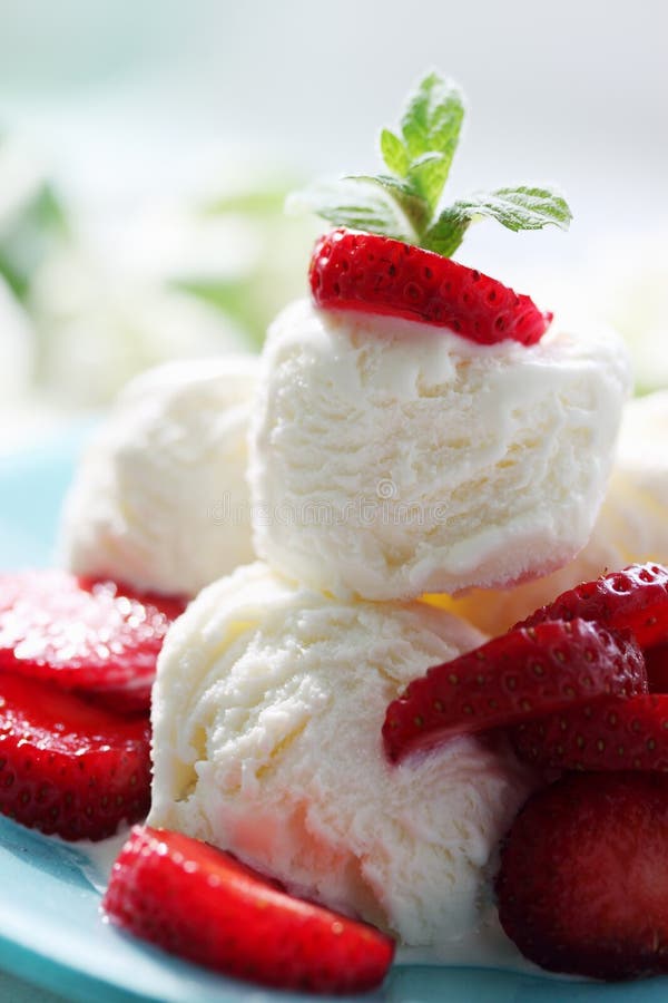 Balls of ice cream stock image. Image of cream, dessert 32891927
