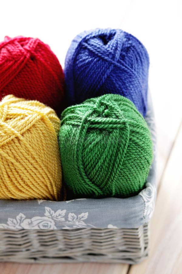 Yarn balls stock image. Image of skill, weave, hobby, tissue 555699