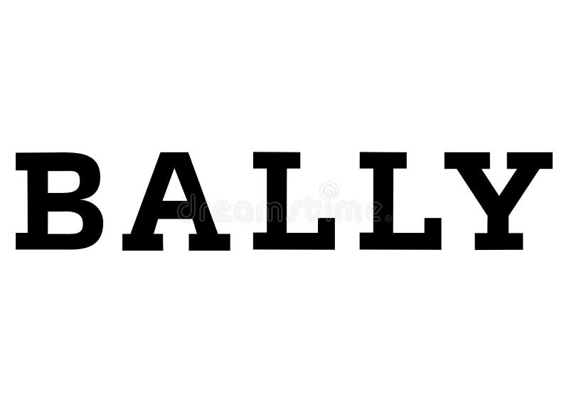 Bally Logo editorial photo. Illustration of bally, available - 128849276