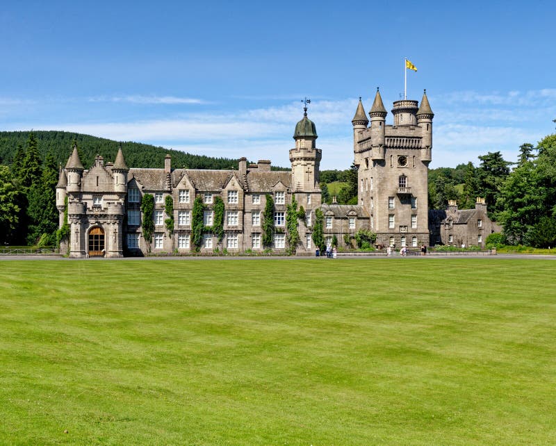 Balmoral Castle - Scottish Residence of the Royal Family Stock Photo ...