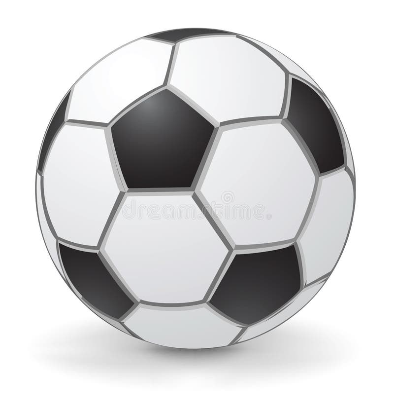 Balón De Fútbol En Soporte Del Globo Stock de ilustración - Ilustración de  forma, deporte: 51931519