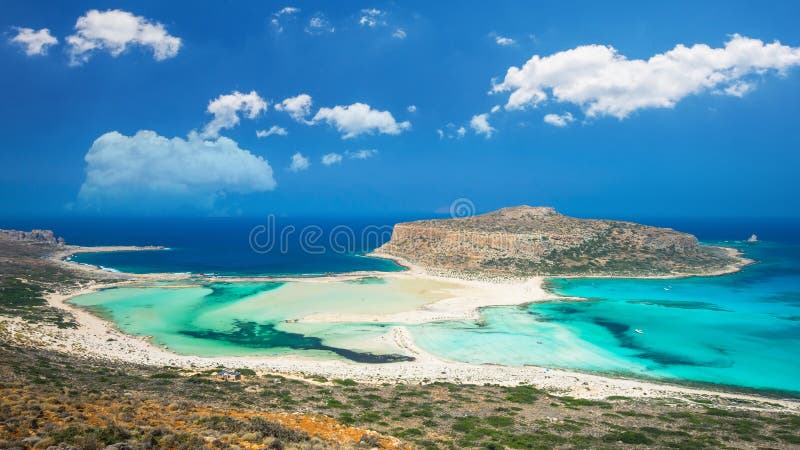 Balos laguna na Crete wyspie, Grecja obraz royalty free Balos laguna na Crete wyspie, Grecja obraz royalty free