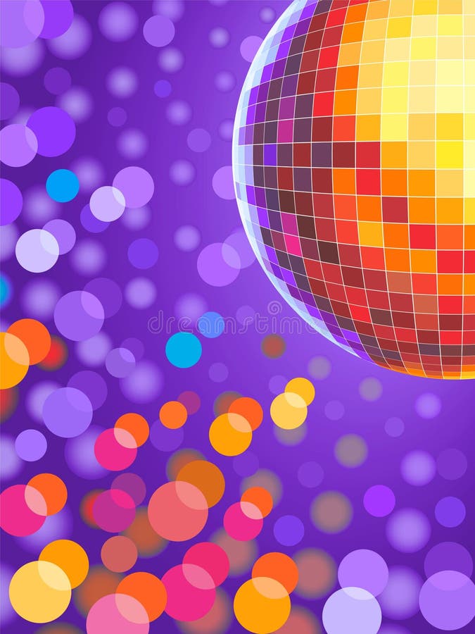 Disco ball dance dancefloor background. Disco ball dance dancefloor background