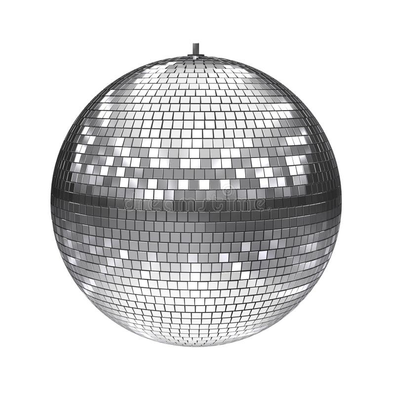 3d disco ball isolated on white. 3d disco ball isolated on white