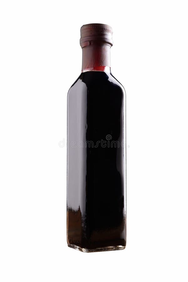 Balsamic vinegar bottle stock photo. Image of salad, relish 28642554