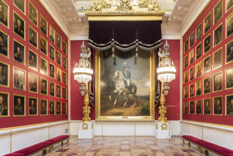 War Gallery of 1812 The State Hermitage Museum St Petersburg Russia.