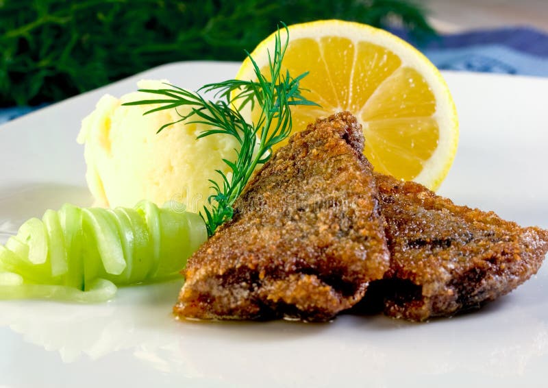 Baltic herring stock photo. Image of herring, food, dill 4383982