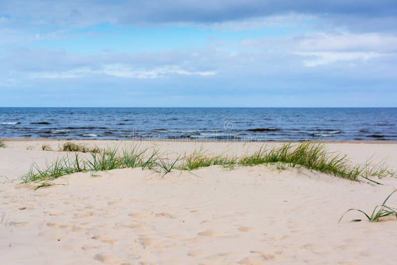 Baltic sea coast in Jurmala