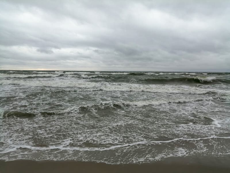 Baltic Sea storm stock image. Image of scenic, blue, dangerous 13569261