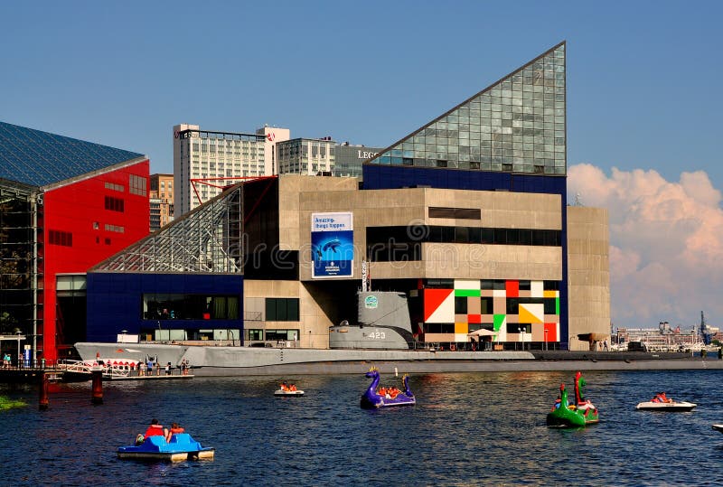 Baltimore, DM : L'aquarium national au port intérieur