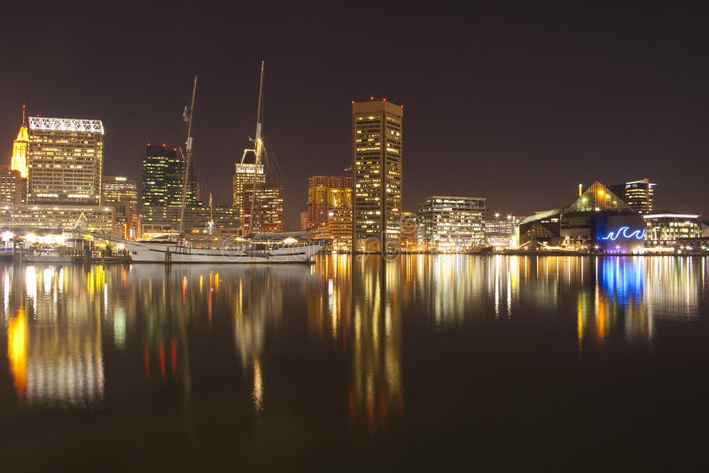 baltimore härlig cityscapebild maryland fotografering för bildbyråer baltimore härlig cityscapebild maryland fotografering för bildbyråer