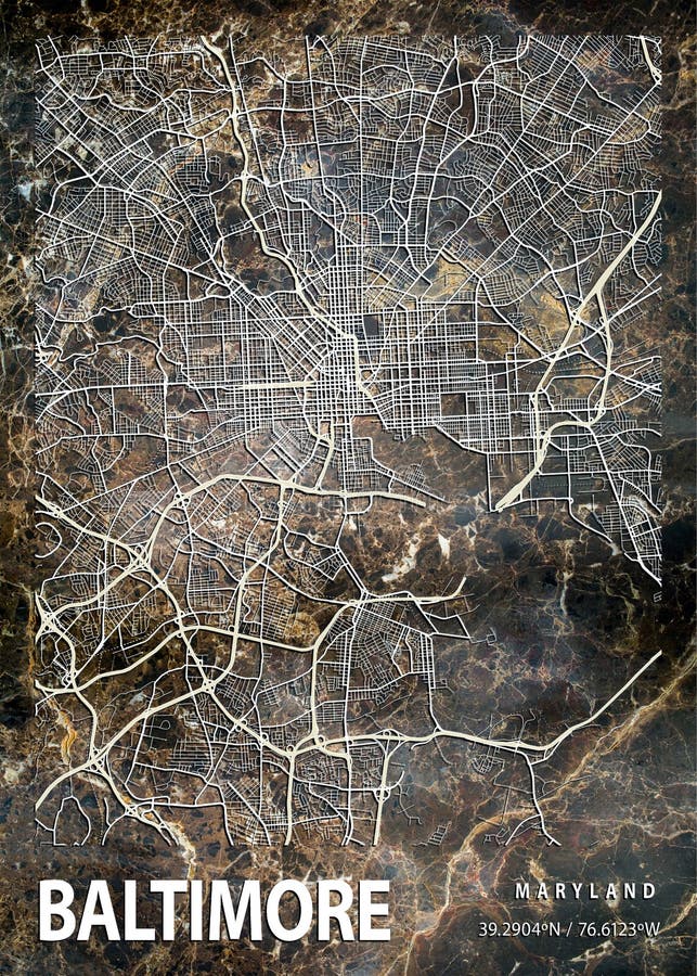 Baltimore United States Dahlia - Baltimore United States Dahlia Marble Map Beautiful Prints World S Most Famous Cities You Will Not Find Similar Print 261050999