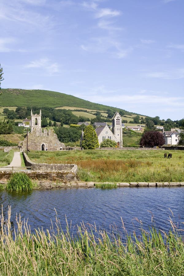 View On The Wicklow Village Stock Photo Image of countryside, east