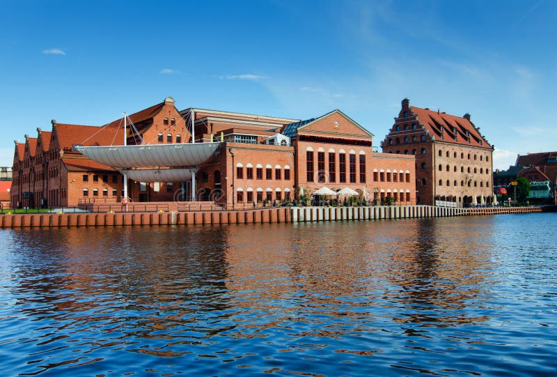 Gdansk, Poland - June 27th 2016: Baltic Philharmonic in Gdansk. Gdansk, Poland - June 27th 2016: Baltic Philharmonic in Gdansk