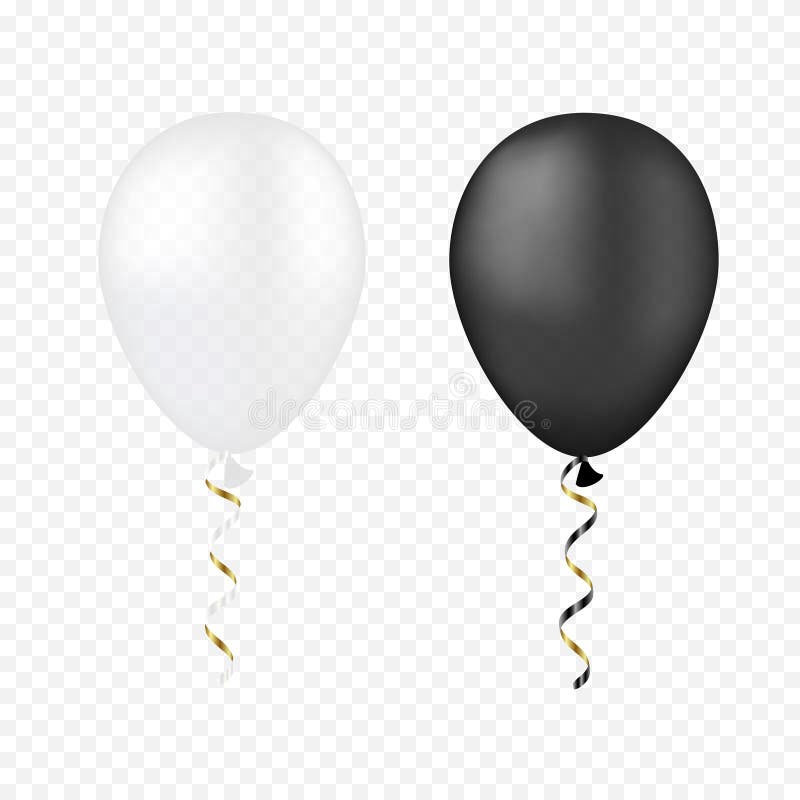 Balão branco do vetor em um fundo transparente boas festas balão de voo realístico do hélio do ar 3d ilustração stock Balão branco do vetor em um fundo transparente boas festas balão de voo realístico do hélio do ar 3d ilustração stock