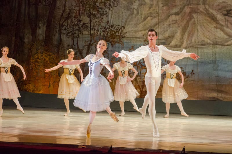 Ballet clássico Giselle foto de stock