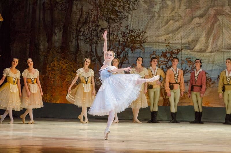 Ballet clássico Giselle fotografia de stock