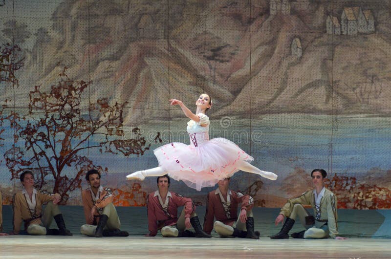 Giselle, o ballet clássico imagem de stock