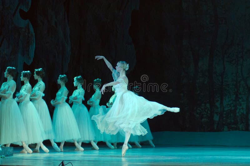 Giselle, o ballet clássico foto de stock royalty free