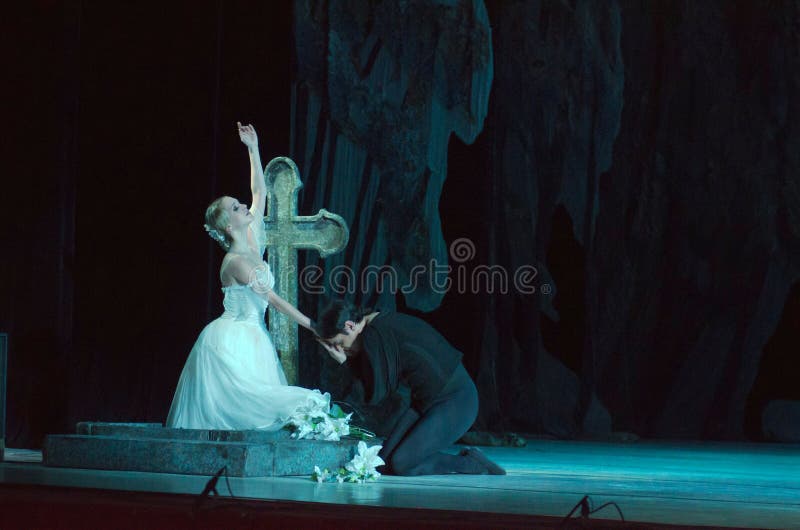 Ballet clássico Giselle fotos de stock