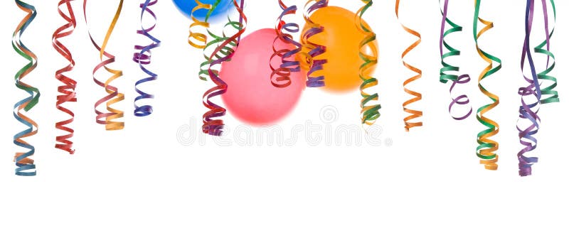 Balões e confetti fotos de stock royalty free Balões e confetti fotos de stock royalty free