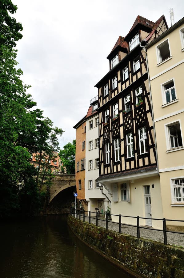 BambergSchloss Mit Garten, Bamberg, Deutschland Stockbild