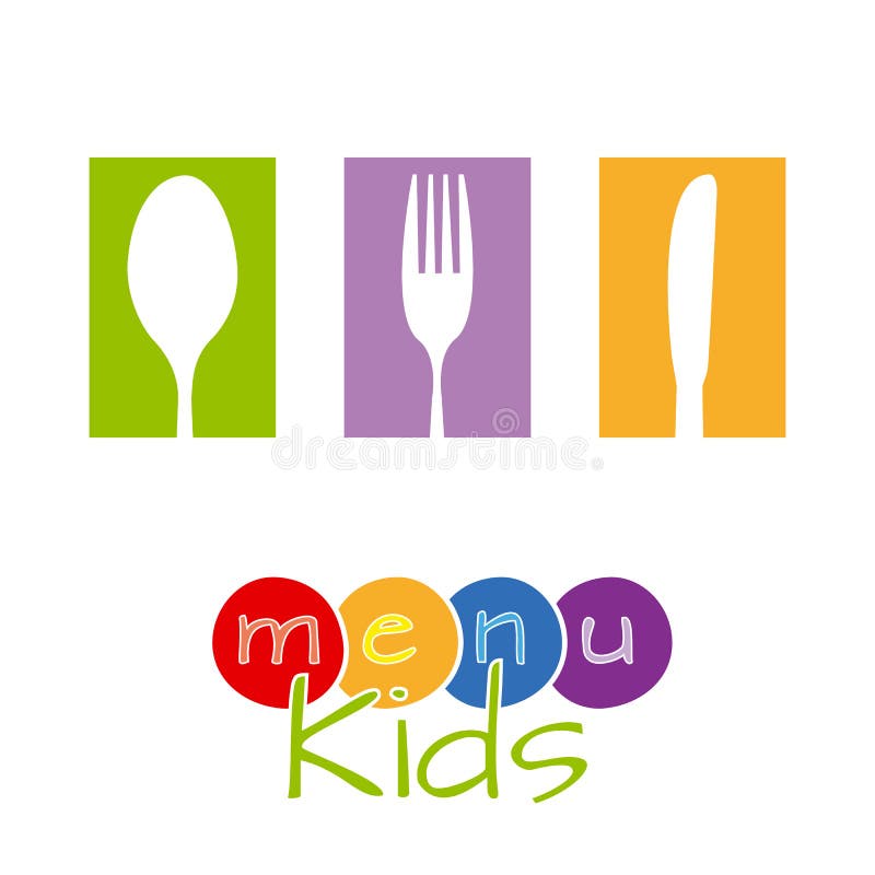 Bambini del menu illustrazione vettoriale Bambini del menu illustrazione vettoriale