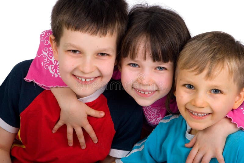 Bambini felici fotografie stock libere da diritti Bambini felici fotografie stock libere da diritti