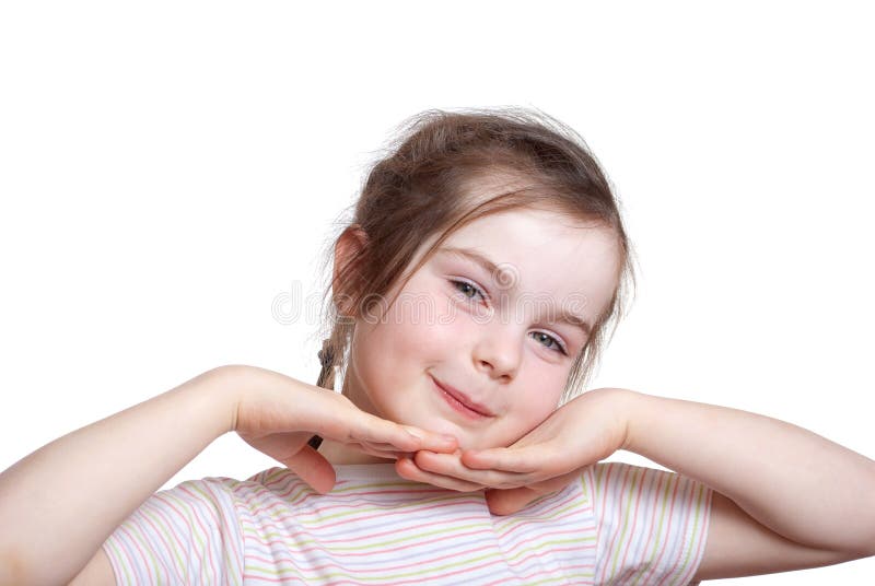 Bambino grazioso di sorriso immagini stock libere da diritti